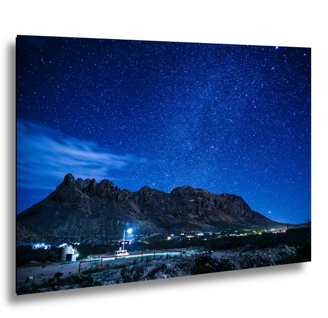 Christmas Mountains under the Stars — Terlingua, Texas; print preview