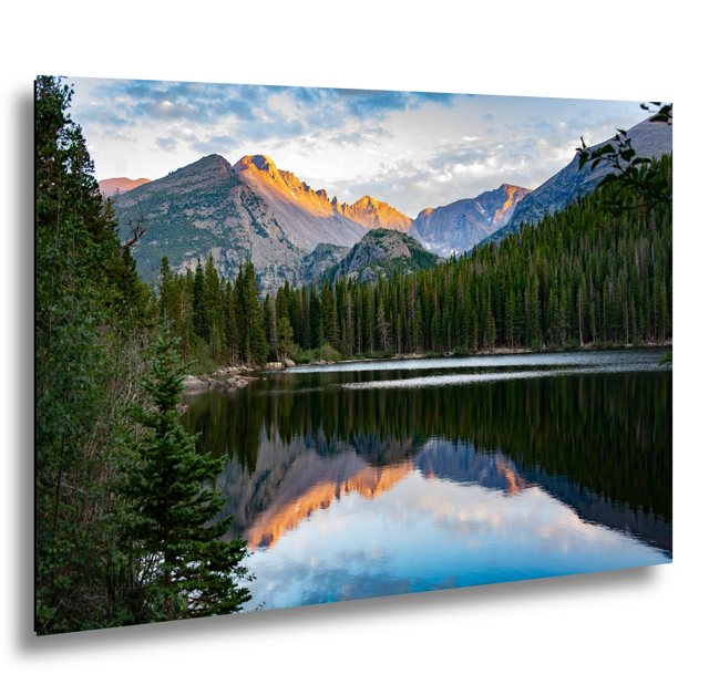 Evening at Bear Lake — Rocky Mountain National Park, Colorado; print preview
