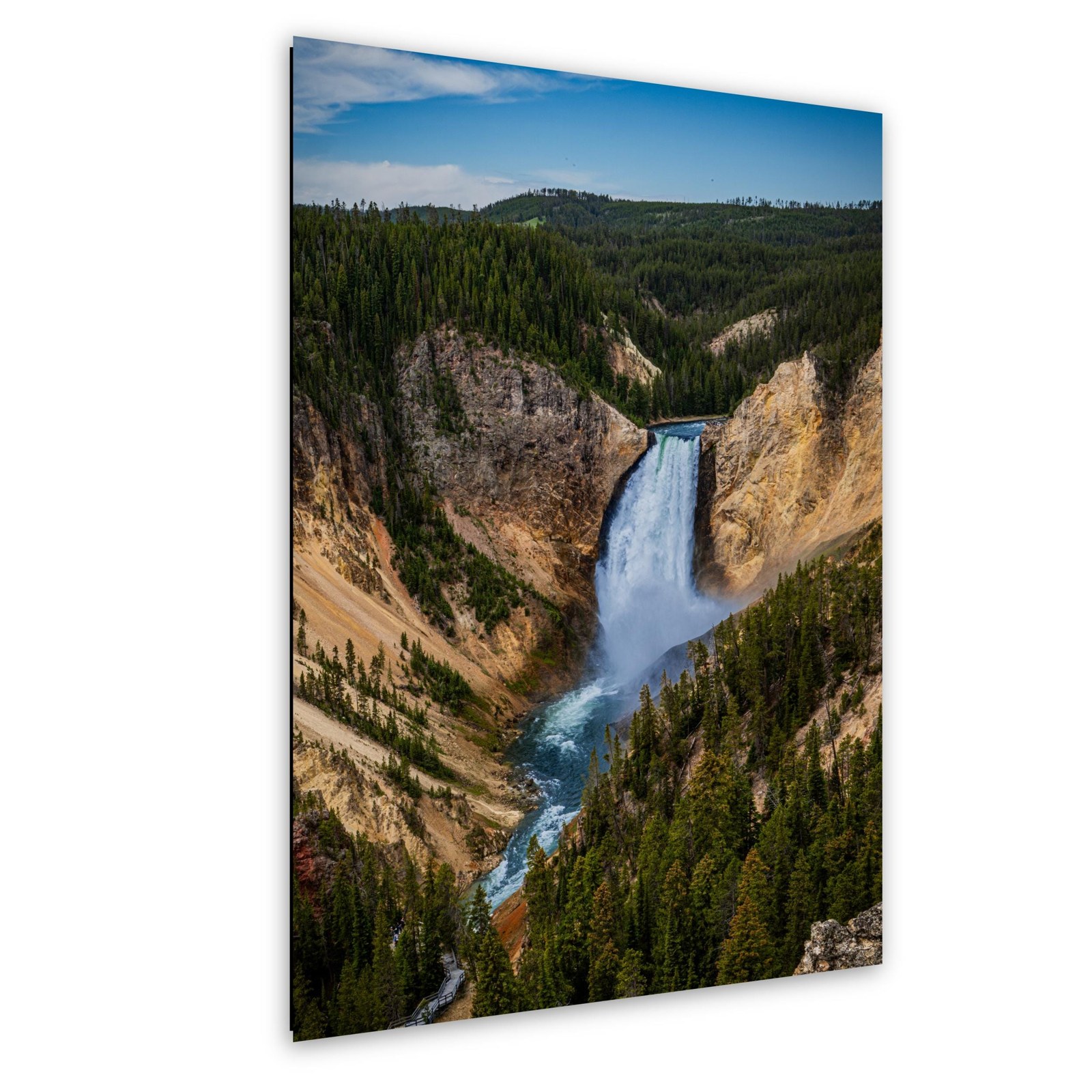 Lower Falls from Artist Point — Yellowstone National Park, Wyoming; print preview
