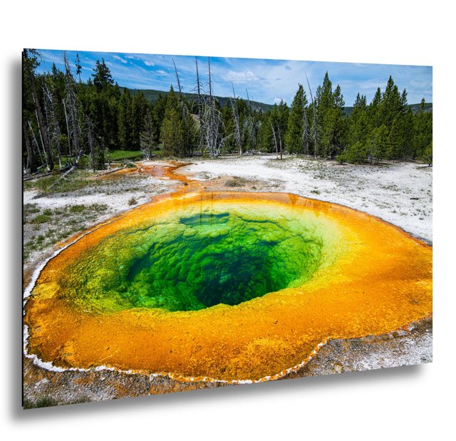 Morning Glory Pool — Yellowstone National Park; print preview