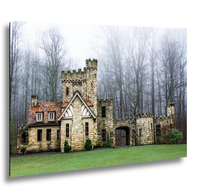 Squire’s Castle in the Fog — Ohio; print preview