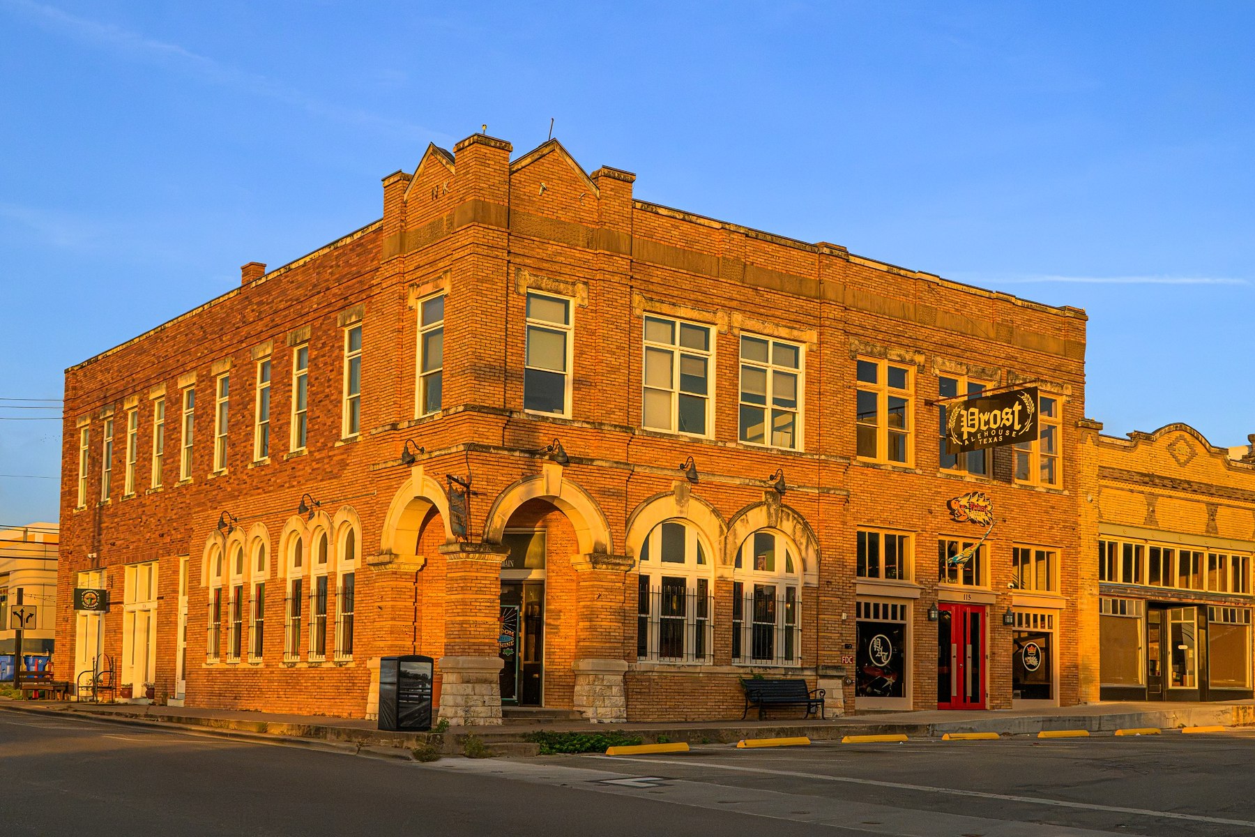 Prost Alehouse in historic downtown Pflugerville Texas